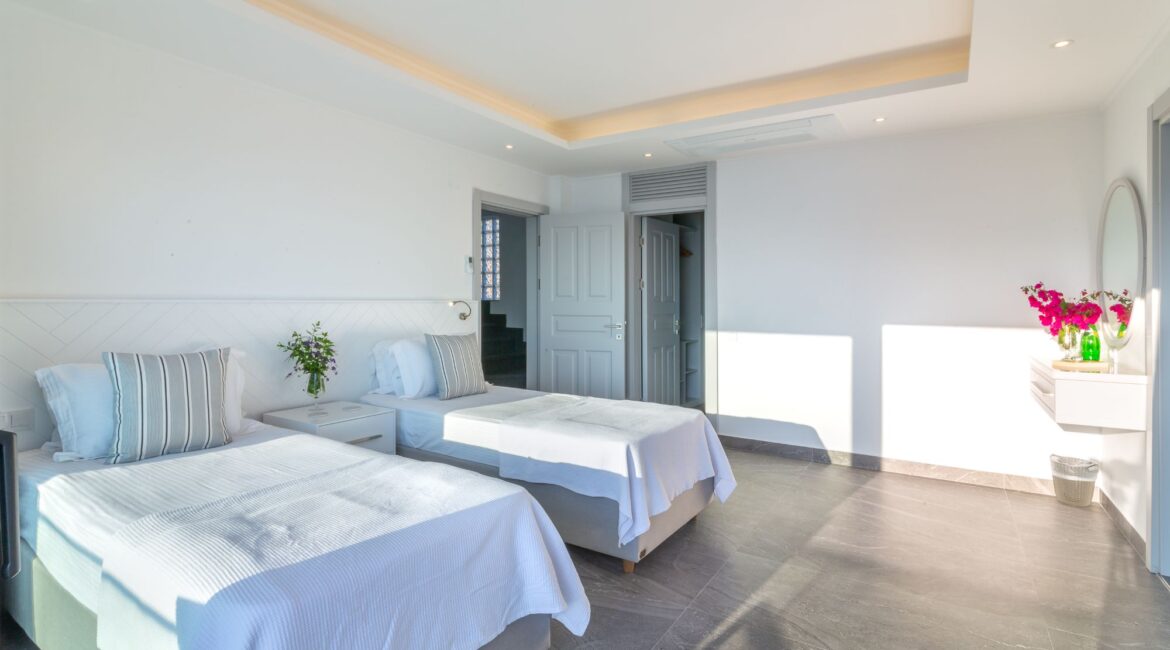 Twin bedroom Olive House Kalkan Turkey