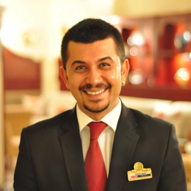 Hotel manager at Sirkeci Mansion boutique hotel in Sultanahmet, Istanbul