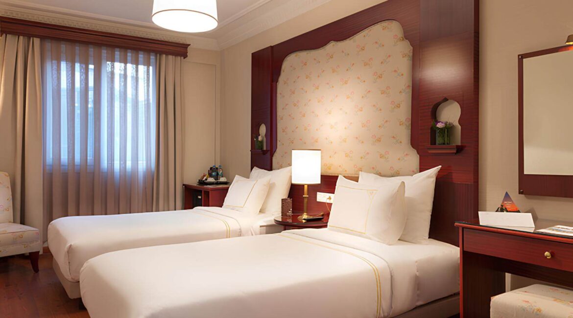 Accessible Rooms combine classic Sirkeci Mansion style with practical design, offering generous space and adapted bathrooms for a comfortable stay in Sultanahmet.