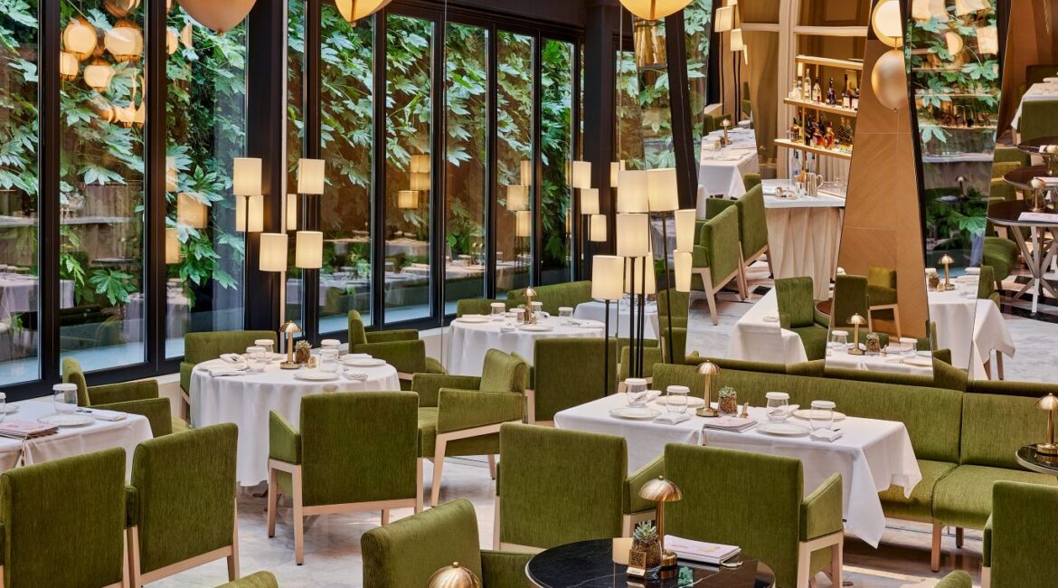 Dining room interior at Vakko L’Atelier, Vakko Hotel & Residence Nisantasi Istanbul.