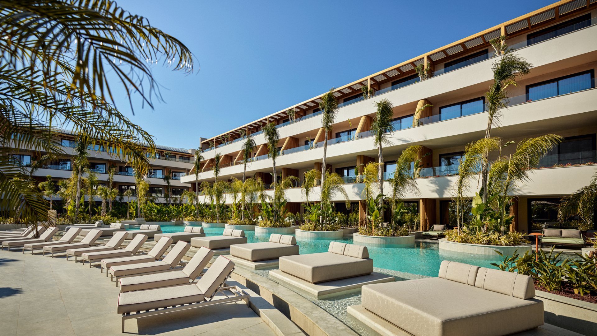 Exterior of the rooms at Cape Arnna Fethiye