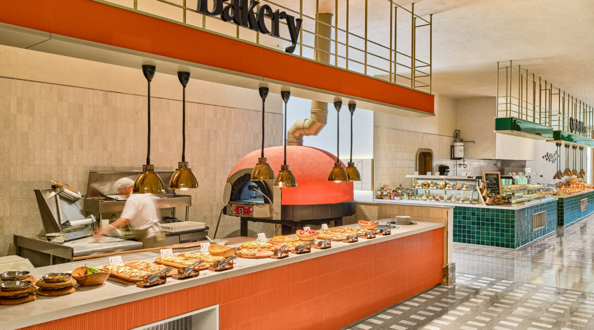 Mad Med buffet restaurant bakery at XO Cape Arnna resort in Fethiye