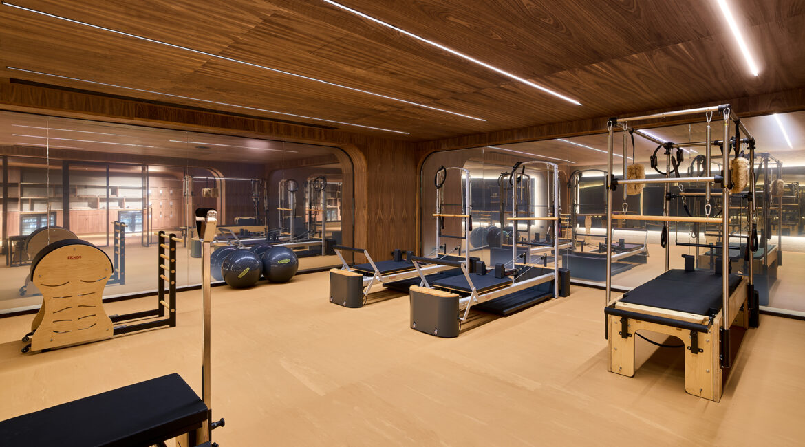 Fully equipped fitness centre at XO Cape Arnna resort in Fethiye