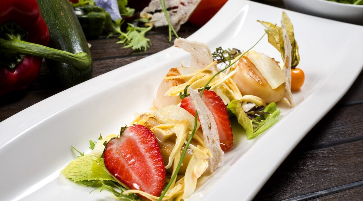 Creative Italian cuisine served at Villa Sostaga restaurant