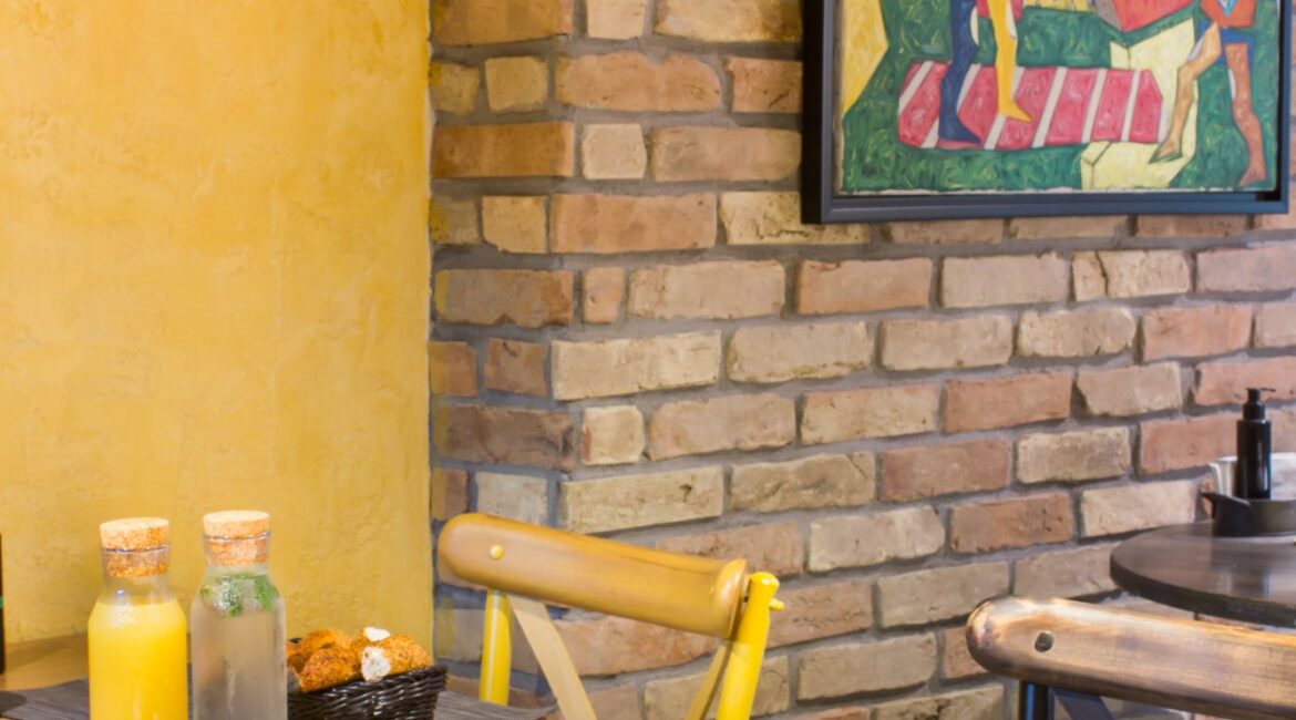 Colourful Turkish breakfast setting at Hotel Poem, Sultanahmet, with fresh dishes and natural light