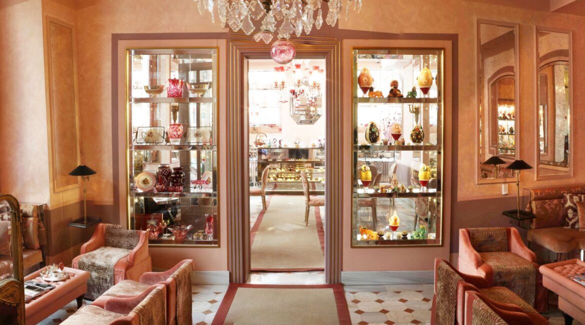 Patisserie de Pera entrance at Pera Palace Hotel Istanbul