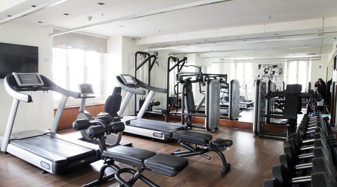 Fitness centre at Pera Palace Hotel Istanbul