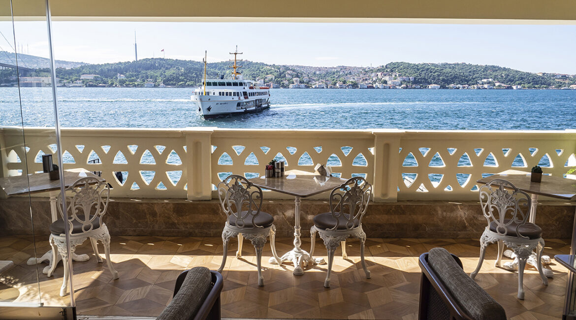 Bosphorus terrace lounge at The Stay Bosphorus boutique hotel