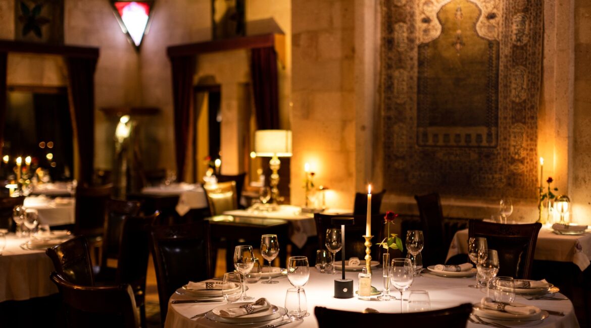 Alt Text: Lil'a Restaurant at Museum Hotel Cappadocia offering fine dining in Uchisar
