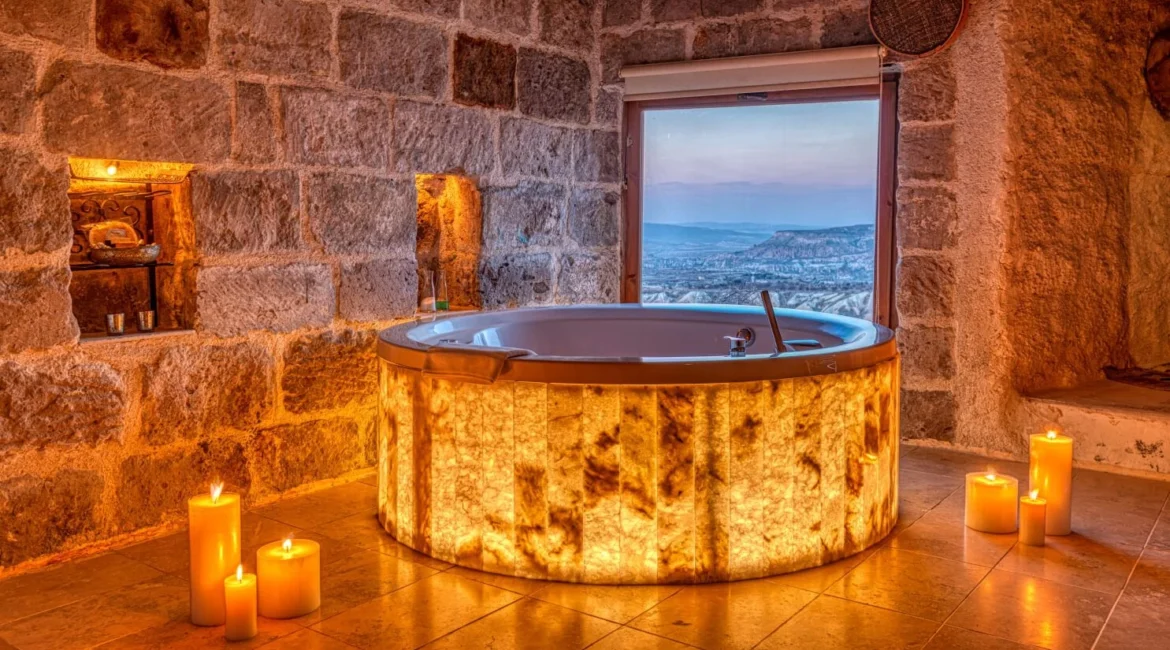 Museum Hotel Cappadocia Imperial Suite Sultans Suite luxury cave jacuzzi