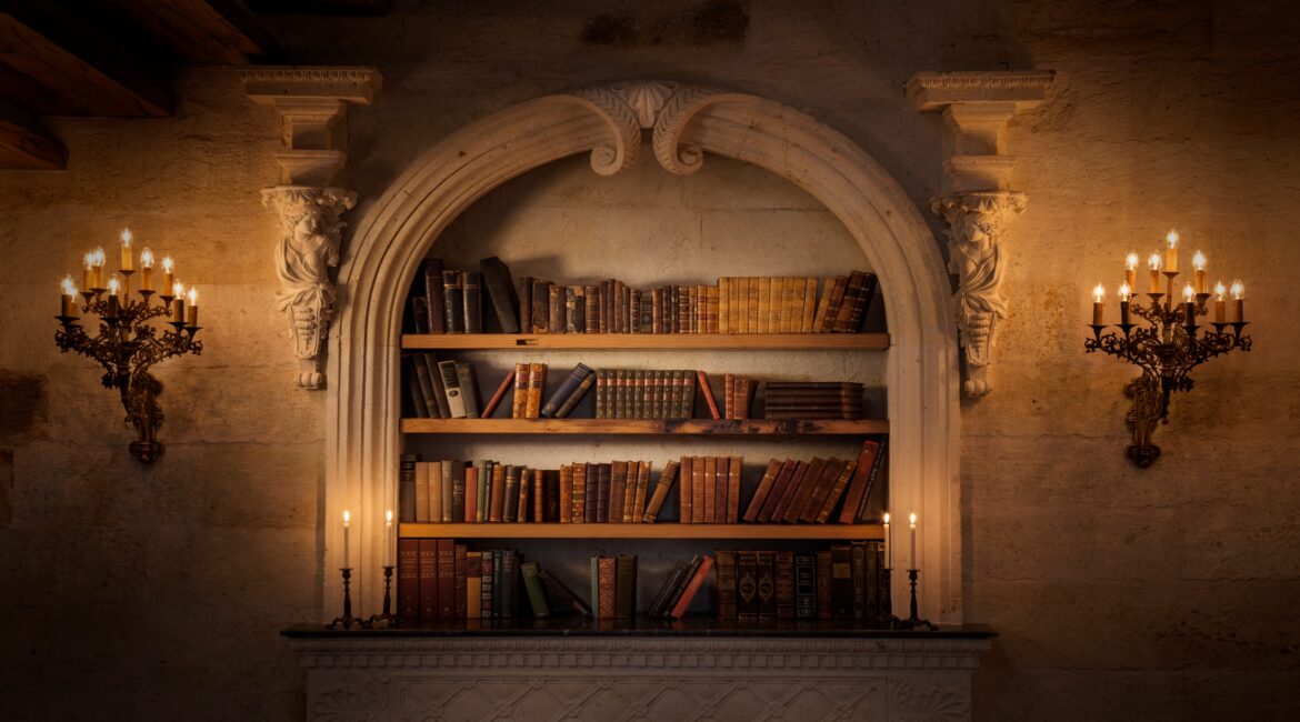 Atmospheric library at Sacred House Cappadocia