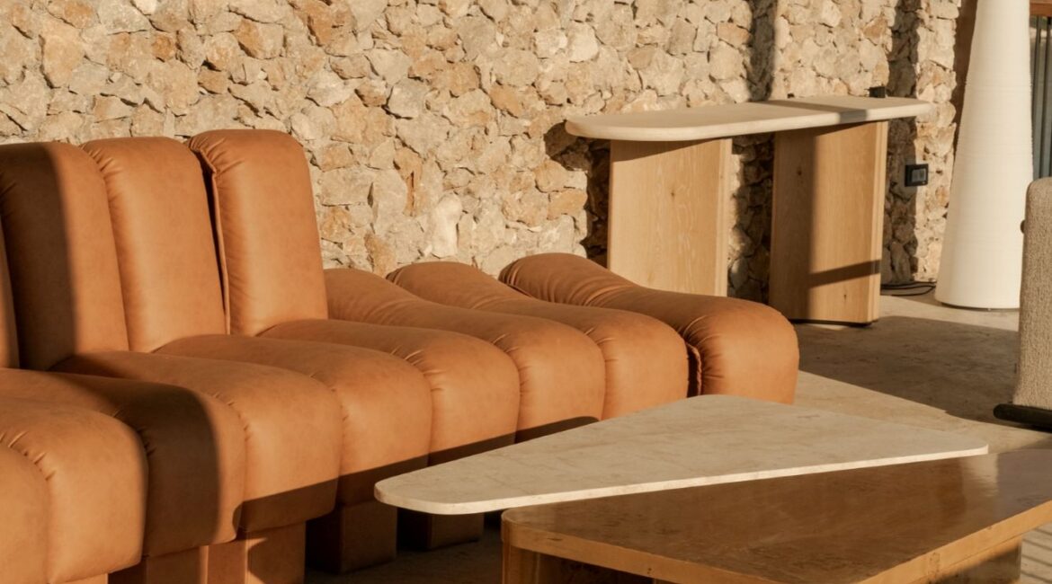 Stylish rooftop lounge with comfortable seating overlooking Kalkan Bay at Asfiya Sea View.